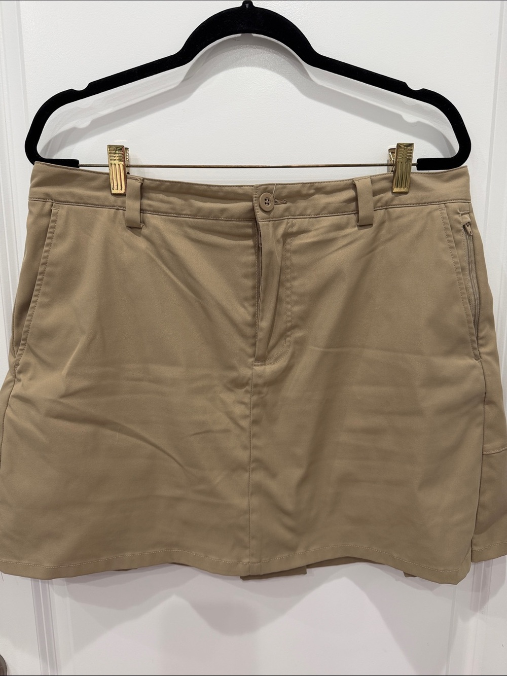 Lands' End Tan Khaki Women's Skort